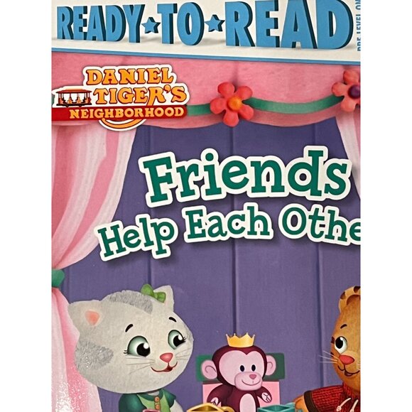 Friends Help Each Other Daniel Tigers Neighborhood Book Kid Fiction Early Reader - Picture 2 of 9